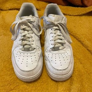 Nike Air Force One Triple White Sz 9.5 Mens